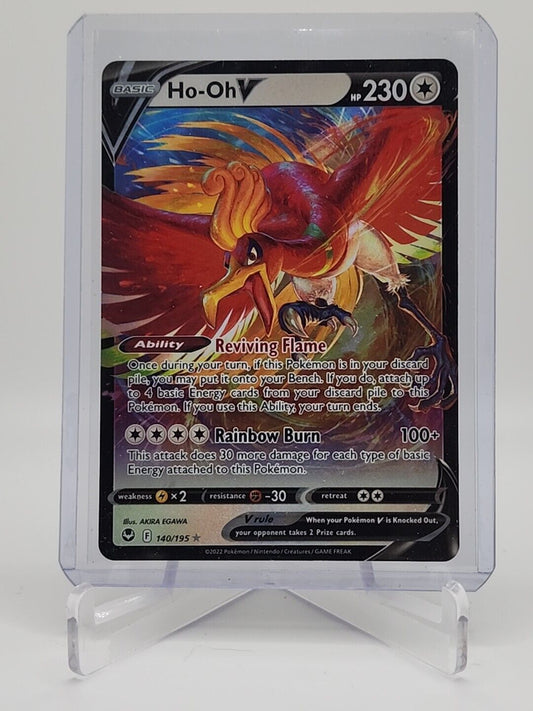 Ho-oh V  140/195 Pokémon TCG Silver Tempest