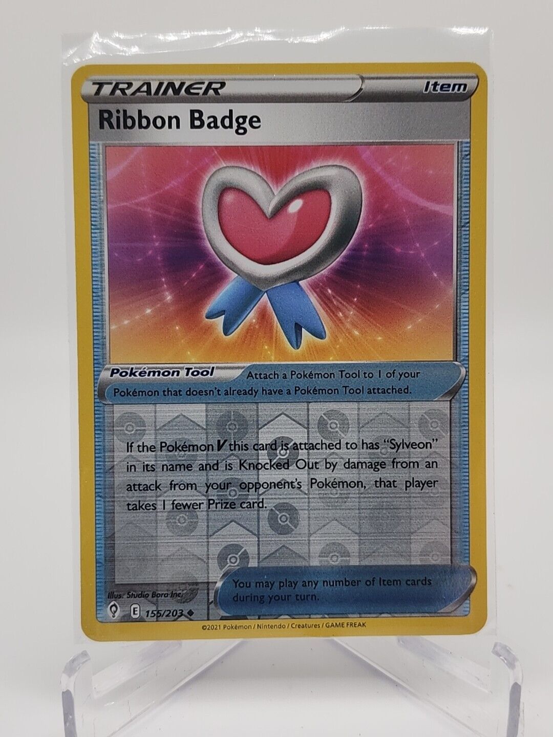 Ribbon Badge [Reverse Holo]  155/203 Pokémon TCG Evolving Skies