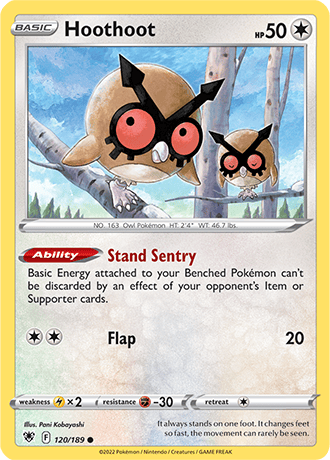 Hoothoot  120/189 Pokémon TCG Astral Radiance