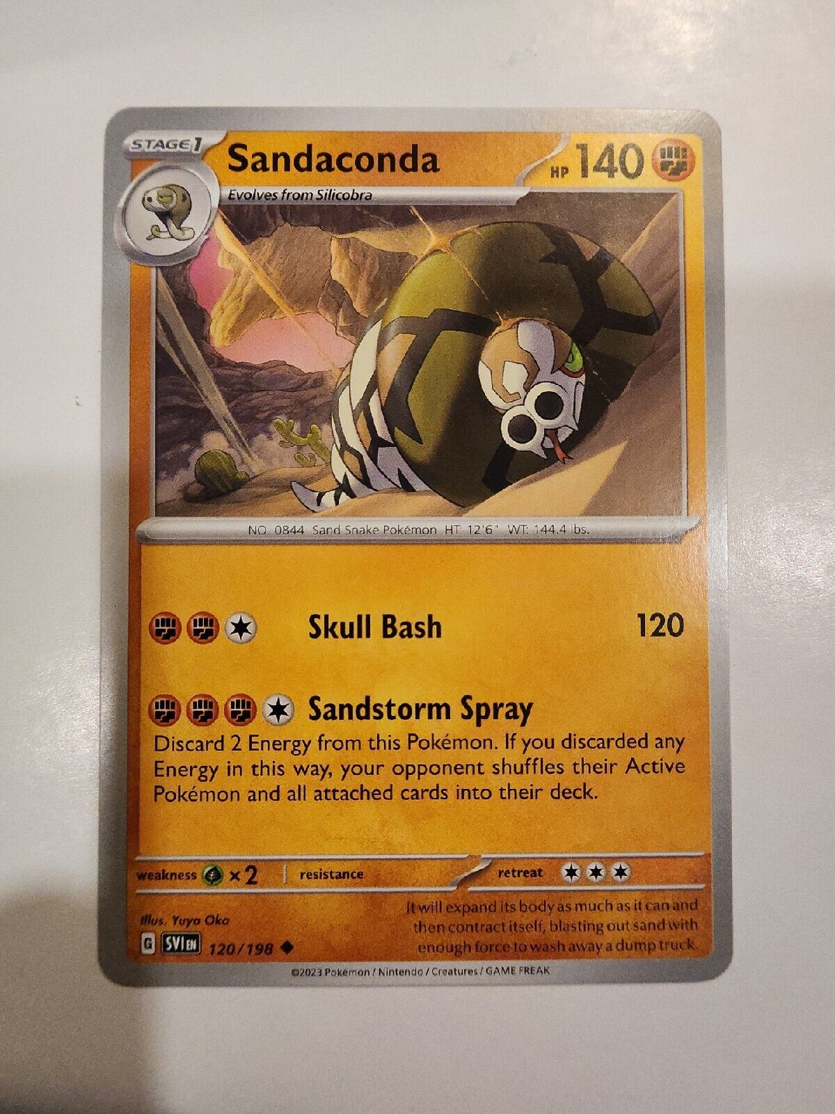 Sandaconda 120/198 Pokémon TGC Scarlet & Violet