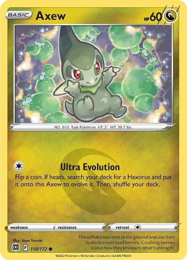 Axew  110/172 Pokémon TCG Brilliant Stars