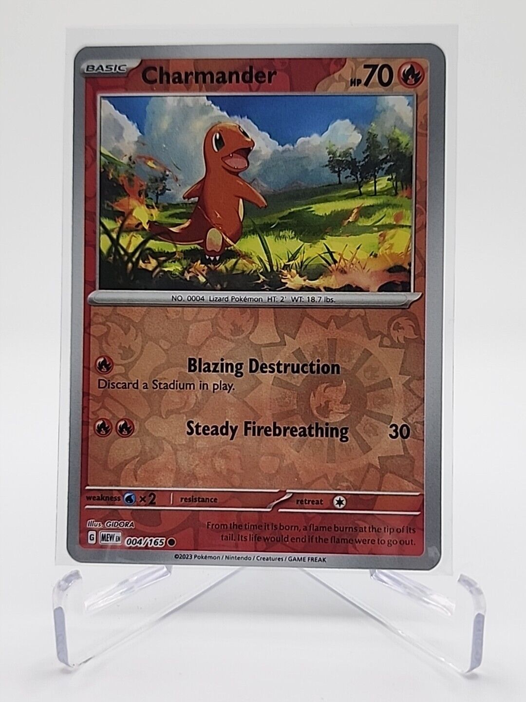 4/165 Charmander [Reverse Holo]  Pokémon TGC Scarlet & Violet - 151