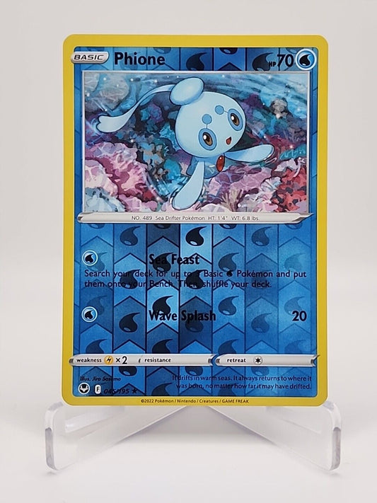 Phione [Reverse Holo]  45/195 Pokémon TCG Silver Tempest