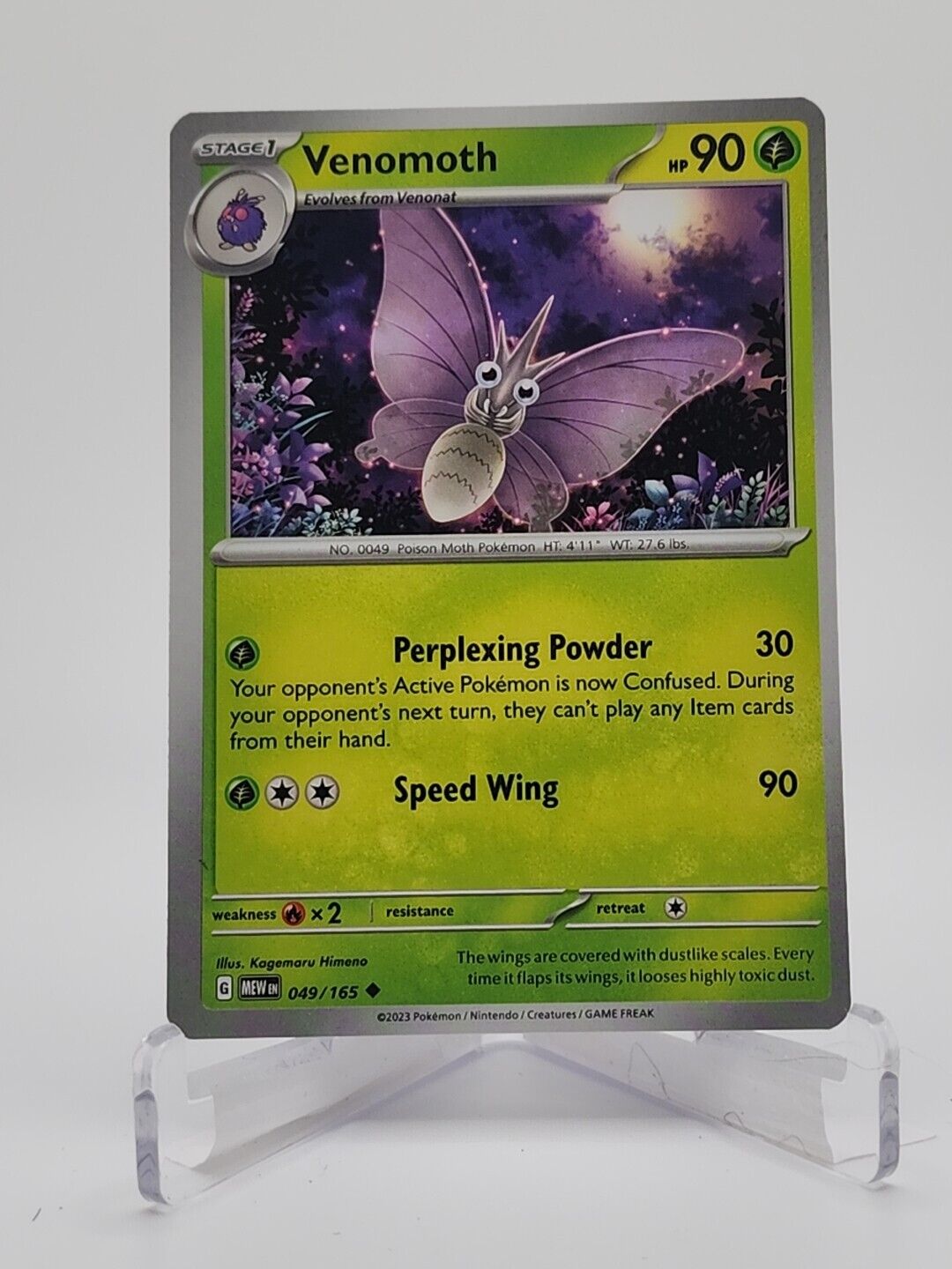 49/165 Venomoth  Pokémon TGC Scarlet & Violet - 151