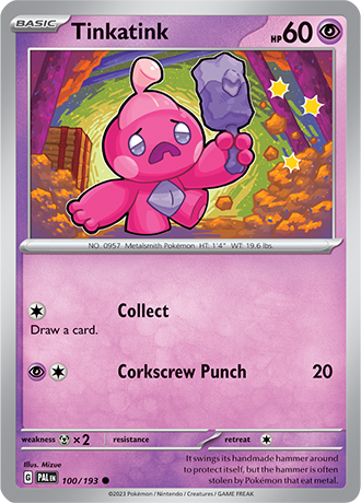 Tinkatink  100/193 Pokémon TCG Paldea Evolved