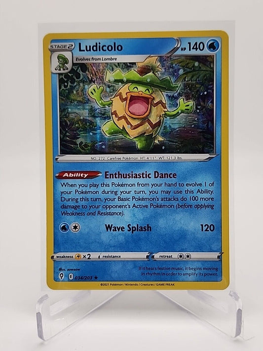 Ludicolo [Holo]  34/203 Pokémon TCG Evolving Skies