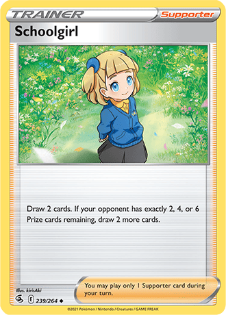 Schoolgirl  239/264 Pokémon TCG Fusion Strike