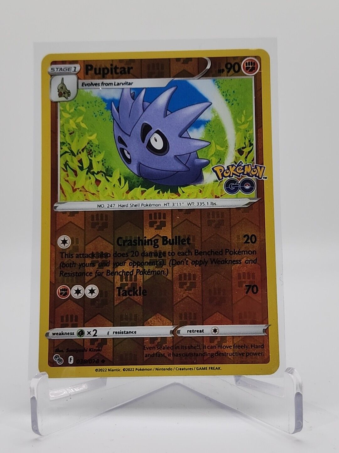 Pupitar [Reverse Holo] 38/78 Pokémon TGC Pokemon Go