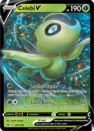 Celebi V  7/203 Pokémon TCG Chilling Reign