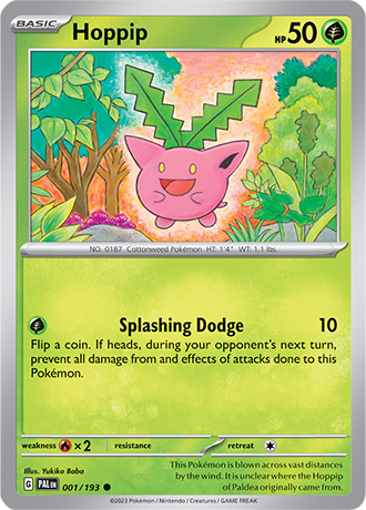 Hoppip [Reverse Holo]  1/193 Pokémon TCG Paldea Evolved