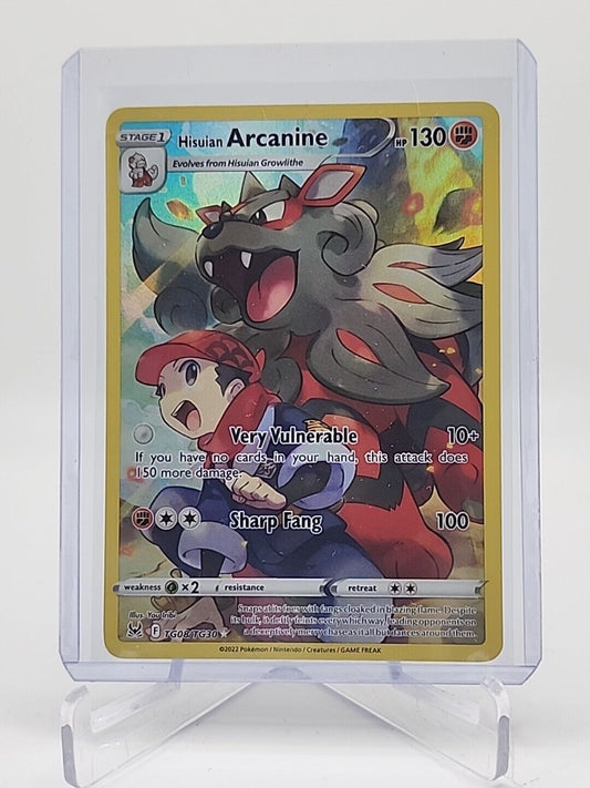 Hisuian Arcanine  TG08/196 Pokémon TCG Lost Origin