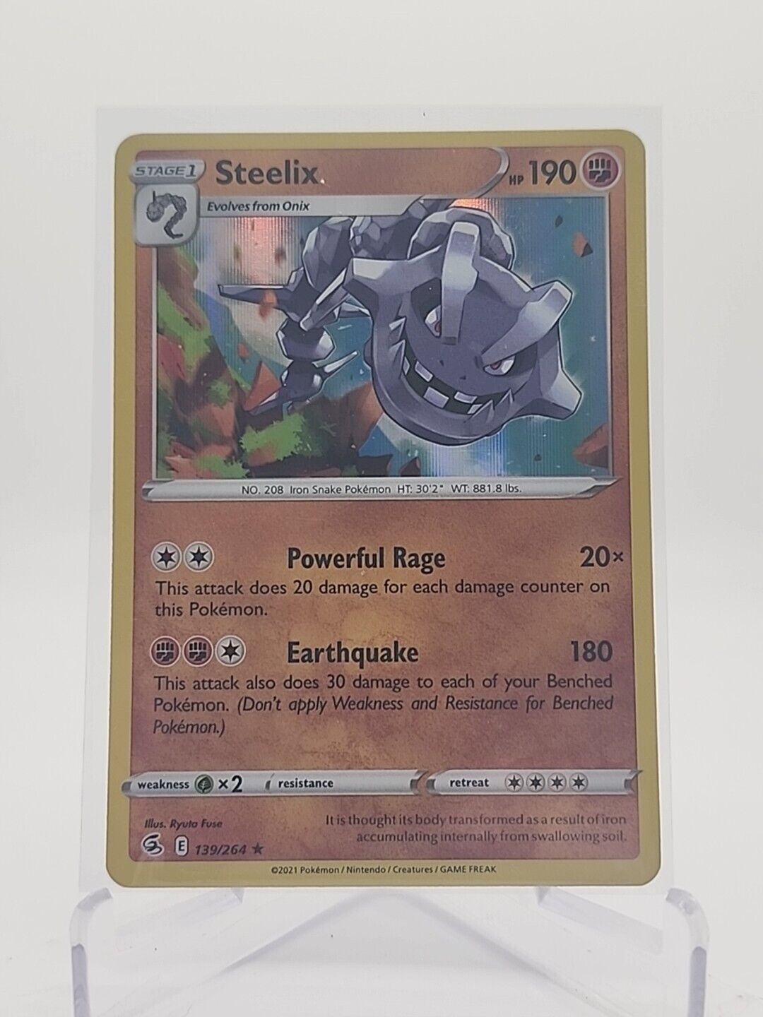 Steelix 139/264 Pokémon TGC Fusion Strike