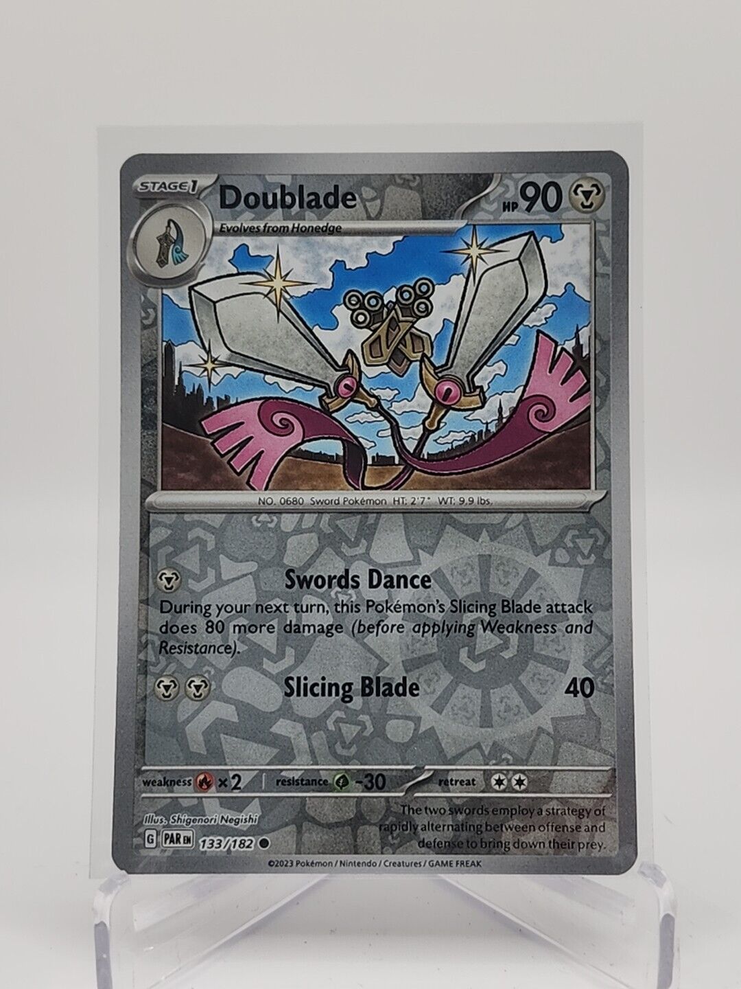 Doublade [Reverse Holo]  133/182 Pokémon TCG Paradox Rift