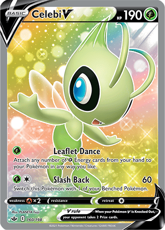 Celebi V  160/203 Pokémon TCG Chilling Reign