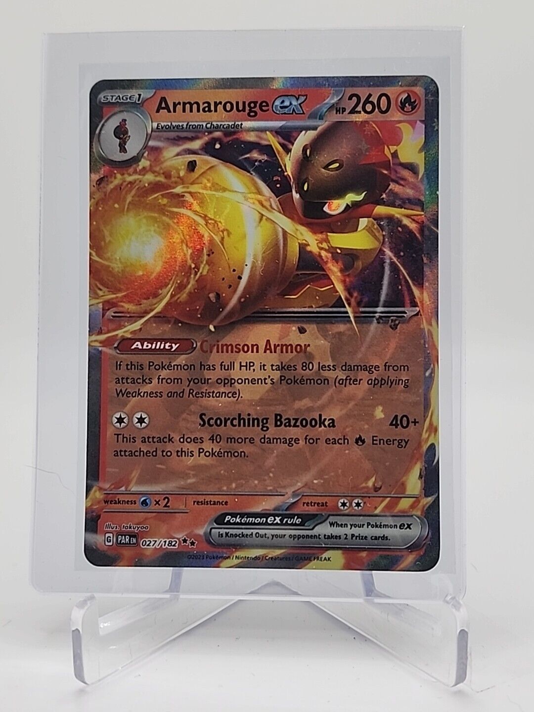 Armarouge ex [Holo]  27/182 Pokémon TCG Paradox Rift