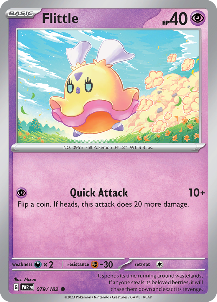 Flittle  79/182 Pokémon TCG Paradox Rift