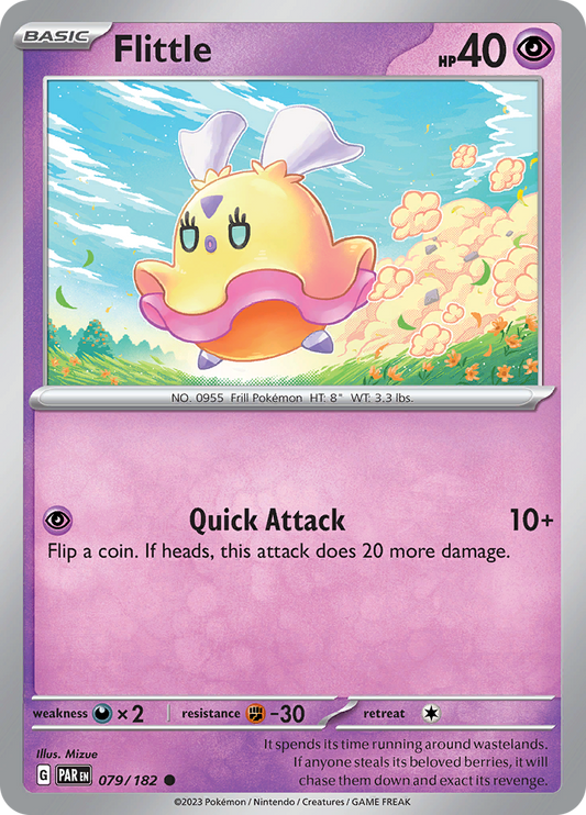 Flittle  79/182 Pokémon TCG Paradox Rift