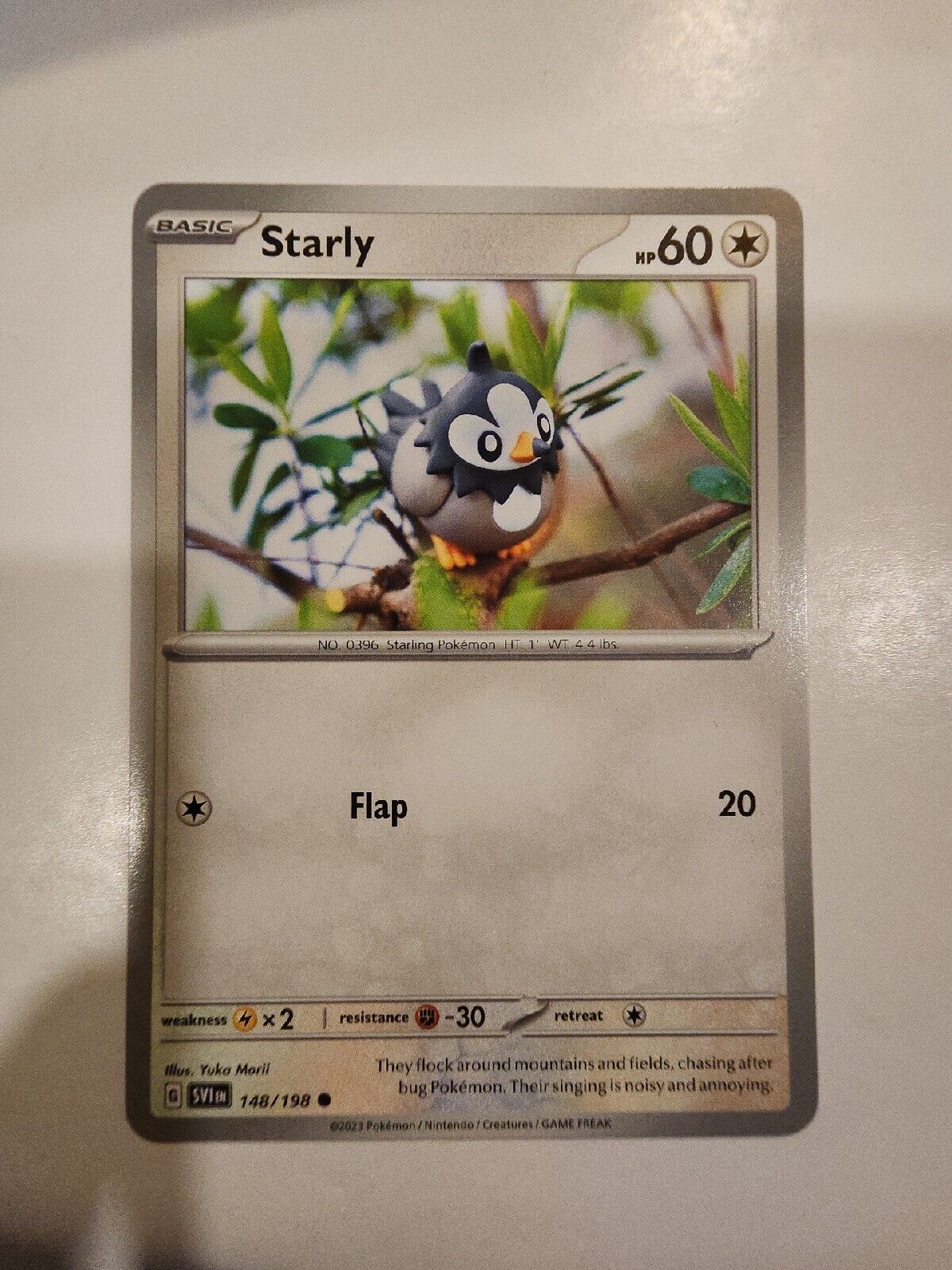 Starly 148/198 Pokémon TGC Scarlet & Violet