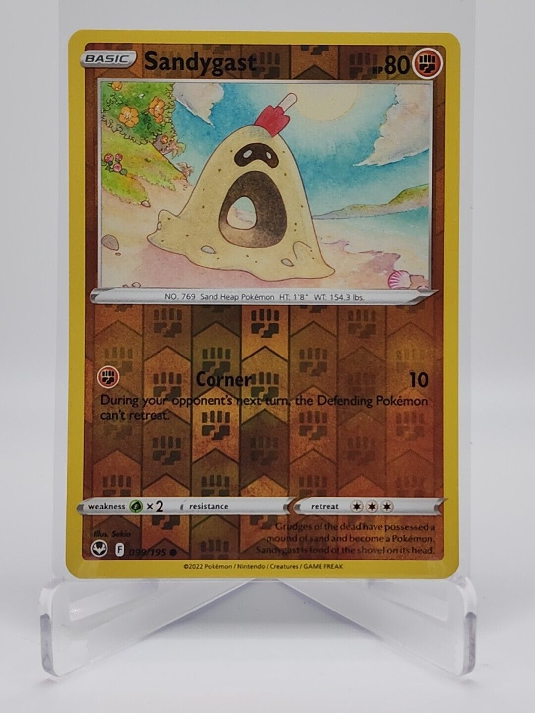 Sandygast [Reverse Holo]  99/195 Pokémon TCG Silver Tempest