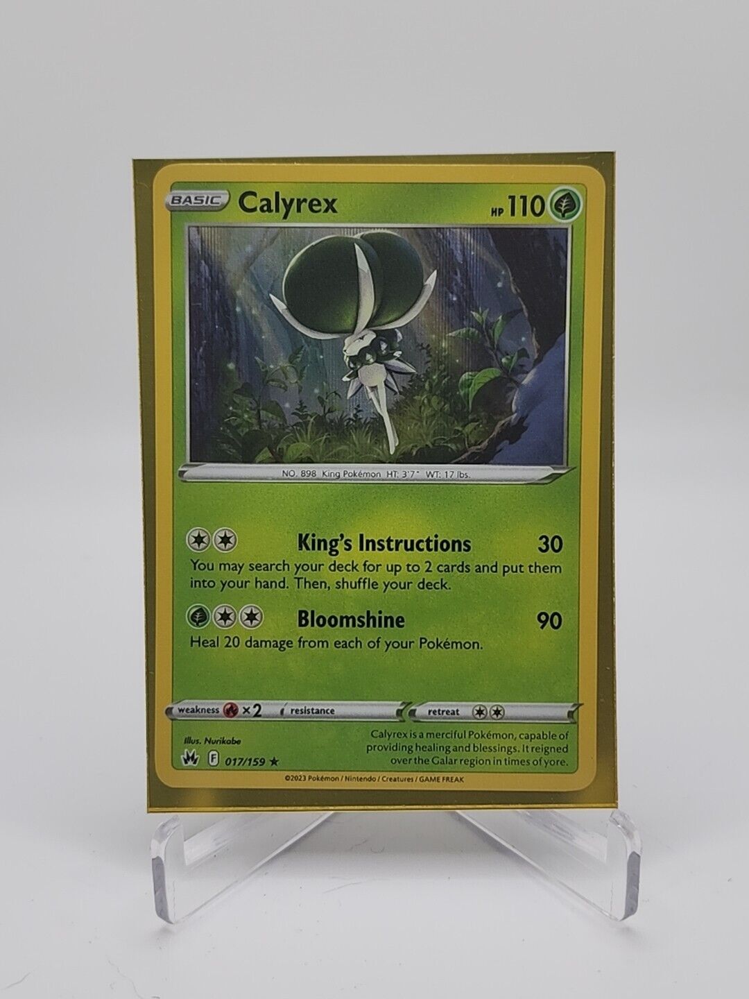 Calyrex [Holo] 17/159 Pokémon TGC Crown Zenith