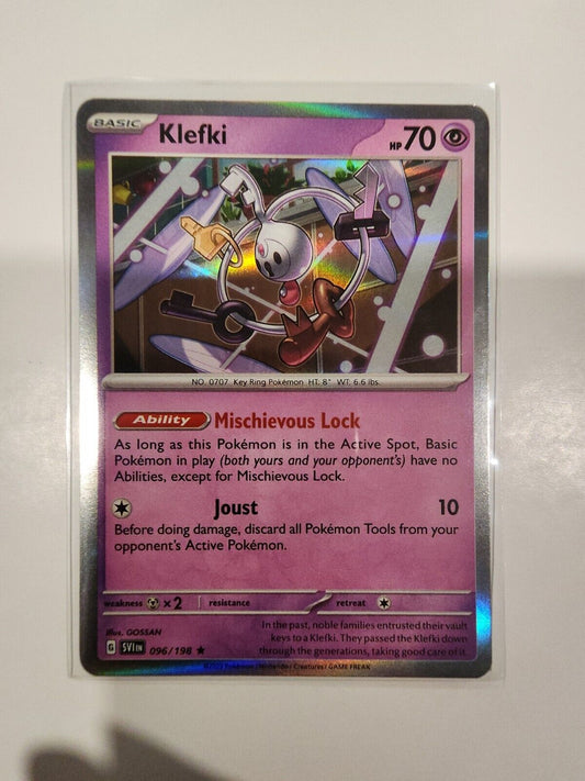 Klefki [Holo] 96/198 Pokémon TGC Scarlet & Violet