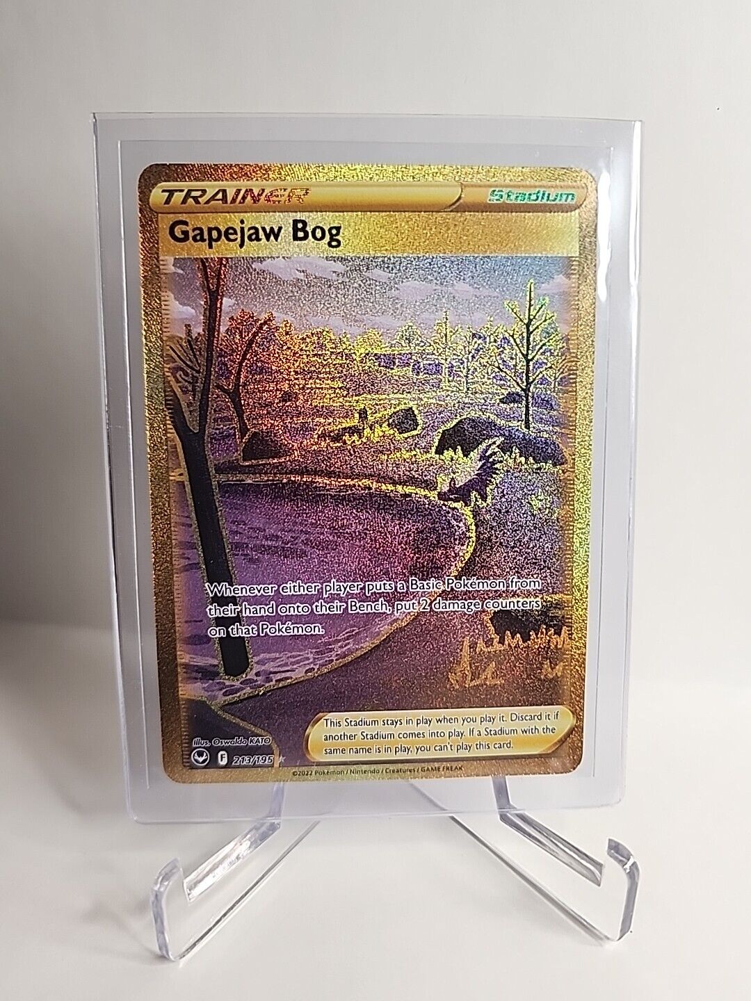 Gapejaw Bog 213/195 Pokémon Cards Silver Tempest