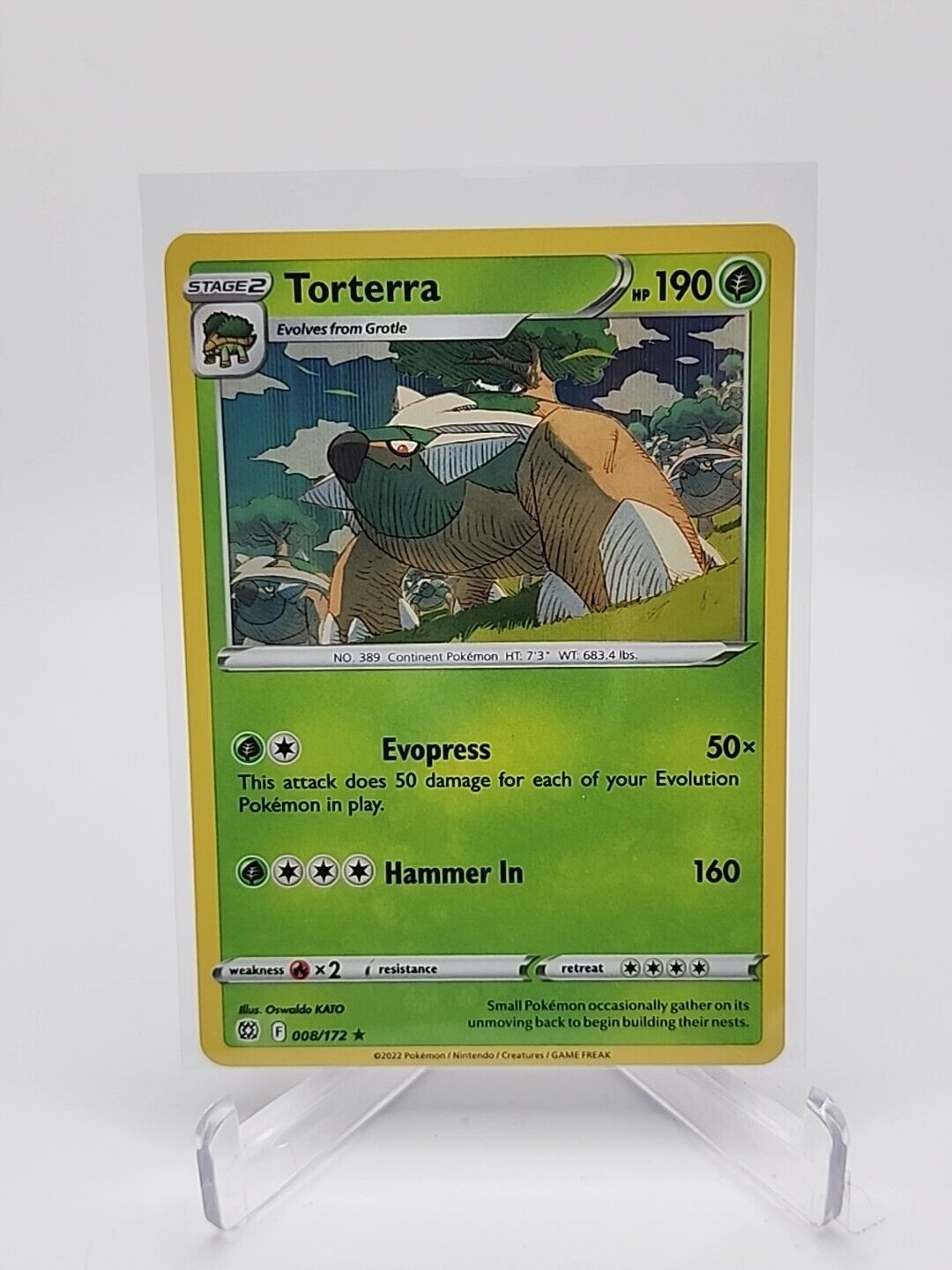 Torterra [Holo]  8/172 Pokémon TCG Brilliant Stars