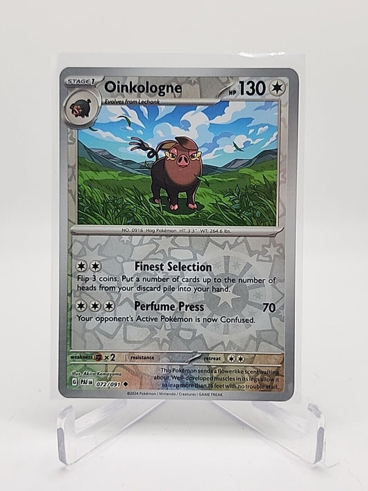 Oinkologne [Reverse Holo]  72/91 Pokémon TCG Paldean Fates