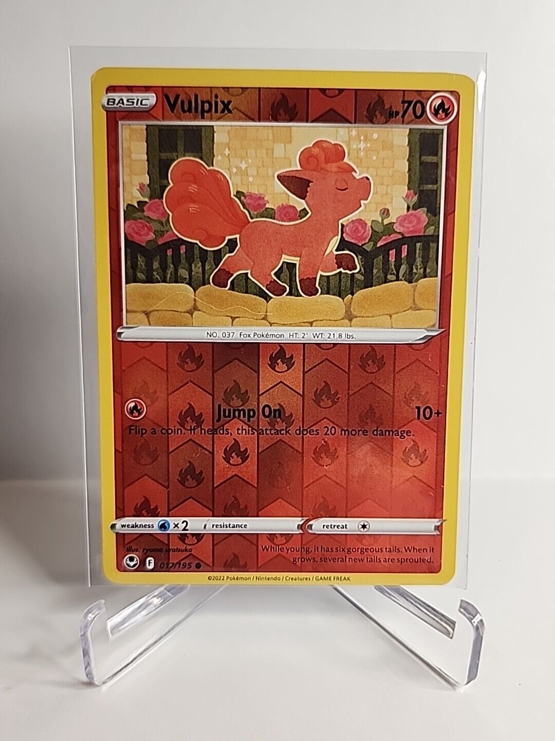 Vulpix [Reverse Holo] 17/195 Pokémon Cards Silver Tempest