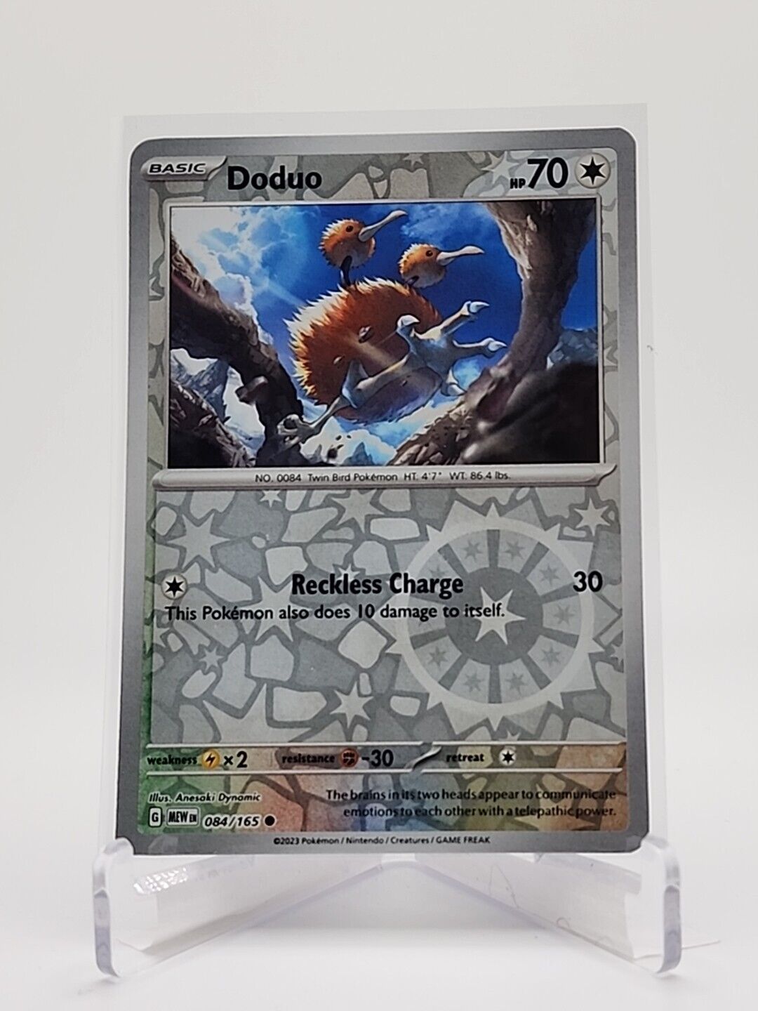 84/165 Doduo [Reverse Holo]  Pokémon TGC Scarlet & Violet - 151