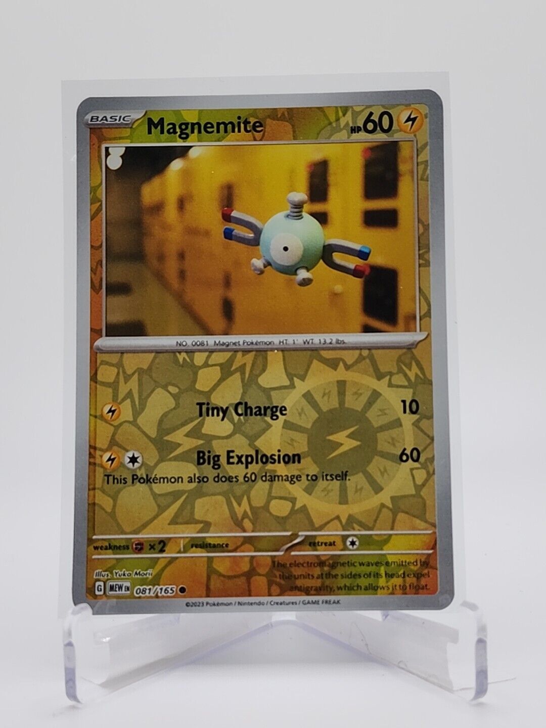 81/165 Magnemite [Reverse Holo]  Pokémon TGC Scarlet & Violet - 151