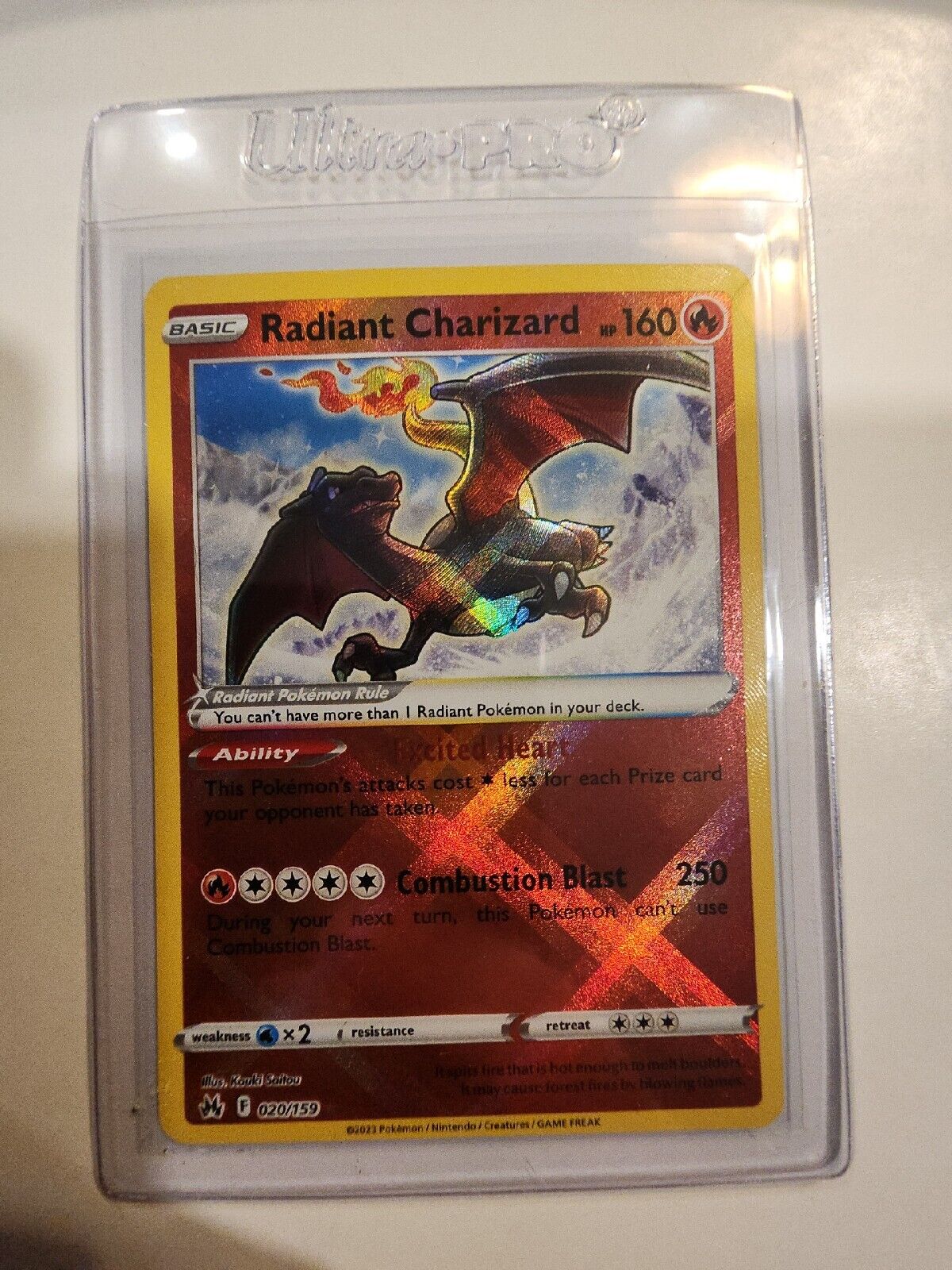 Radiant Charizard [Reverse Holo] 20/159 Pokémon TGC Crown Zenith