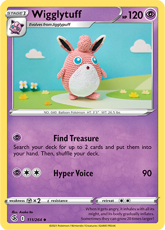 Wigglytuff  111/264 Pokémon TCG Fusion Strike