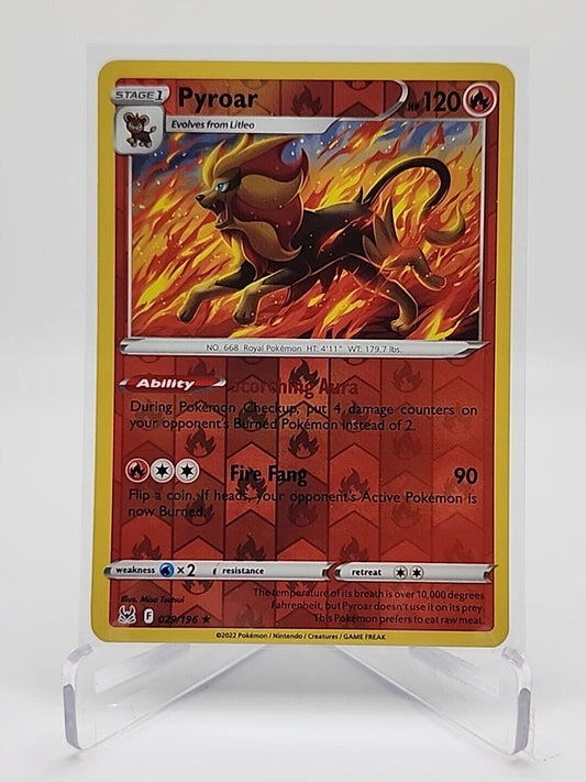 Pyroar [Reverse Holo]  29/196 Pokémon TCG Lost Origin