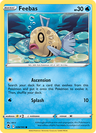 Feebas  39/195 Pokémon TCG Silver Tempest