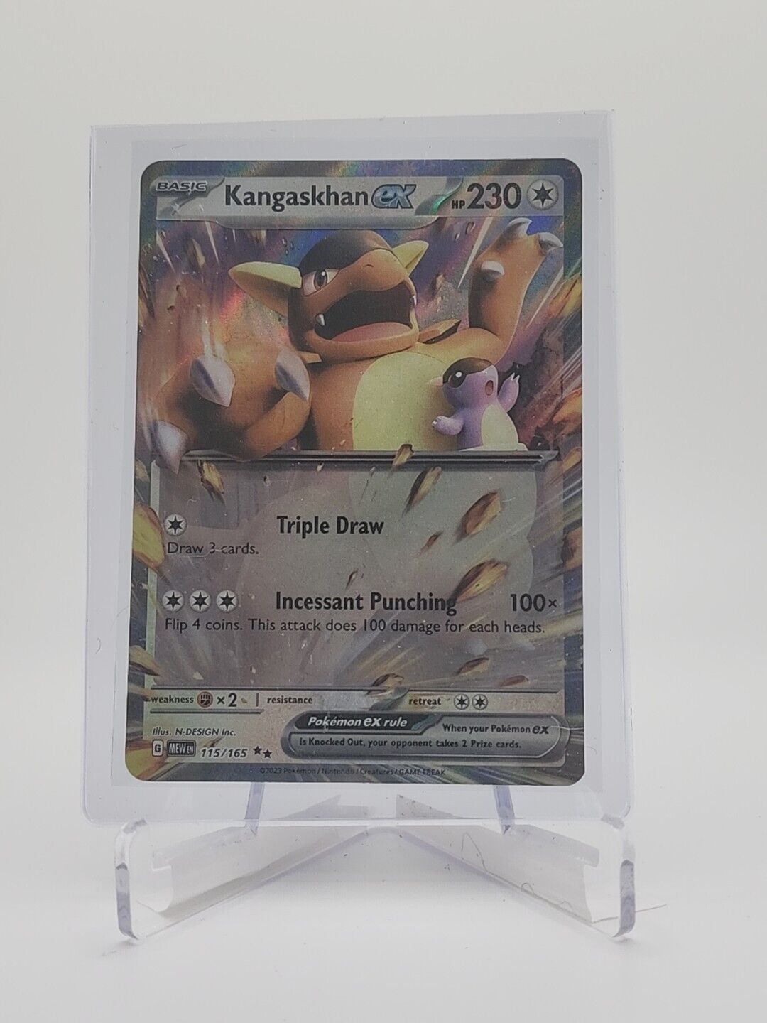 115/165 Kangaskhan ex  Pokémon TGC Scarlet & Violet - 151