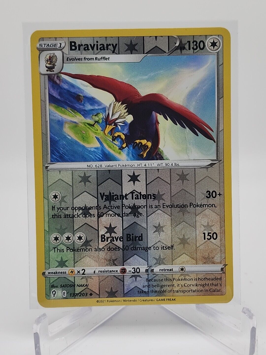 Braviary [Reverse Holo]  137/203 Pokémon TCG Evolving Skies