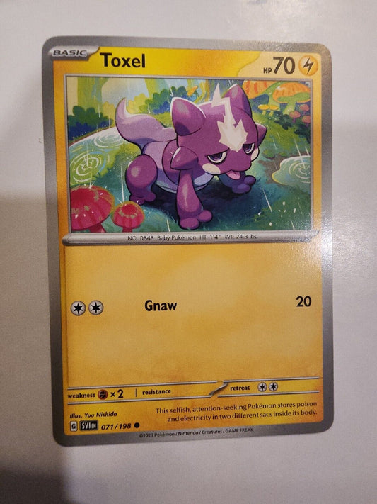 Toxel 71/198 Pokémon TGC Scarlet & Violet