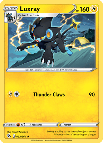 Luxray  93/264 Pokémon TCG Fusion Strike