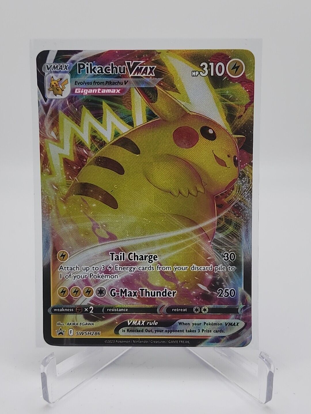 Pikachu VMAX SWSH286 Black Star Promo Pokémon TGC Crown Zenith