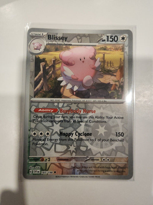 Blissey [Reverse Holo] 145/198 Pokémon TGC Scarlet & Violet