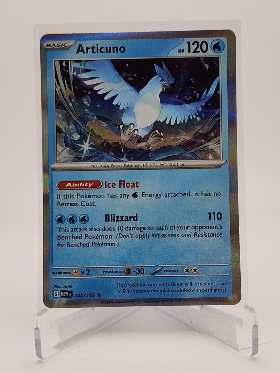 144/165 Articuno  Pokémon TGC Scarlet & Violet - 151