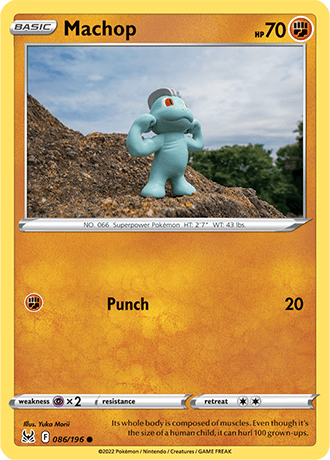 Machop  86/196 Pokémon TCG Lost Origin