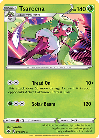 Tsareena [Reverse Holo]  15/203 Pokémon TCG Chilling Reign