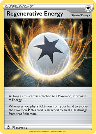 Regenerative Energy  168/195 Pokémon TCG Silver Tempest