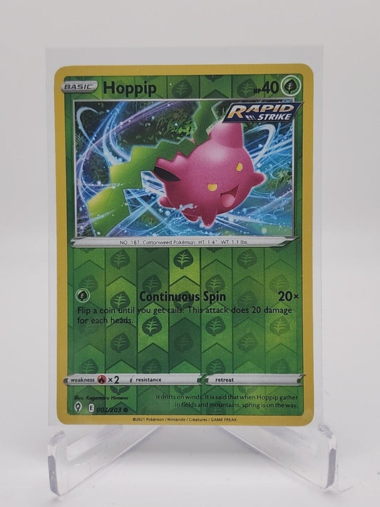 Hoppip [Reverse Holo]  2/203 Pokémon TCG Evolving Skies