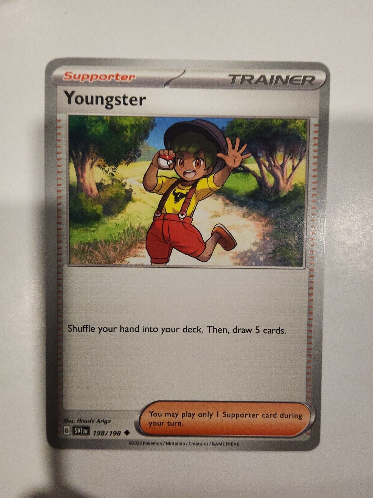 Youngster 198/198 Pokémon TGC Scarlet & Violet