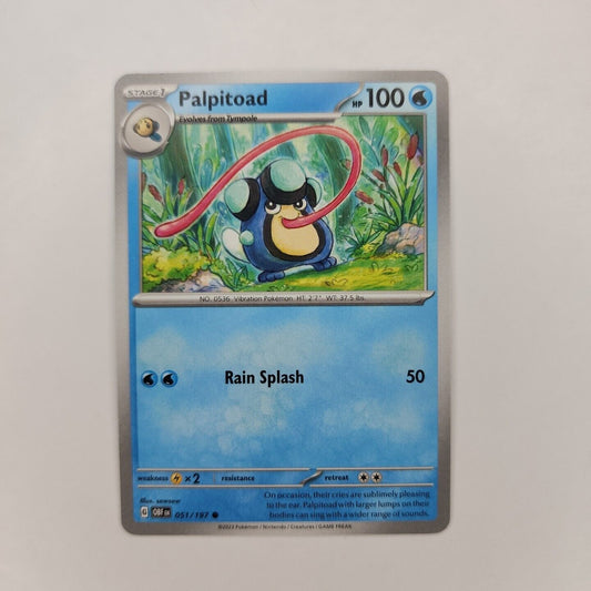 Palpitoad 51/197 Pokémon TGC Obsidian Flames