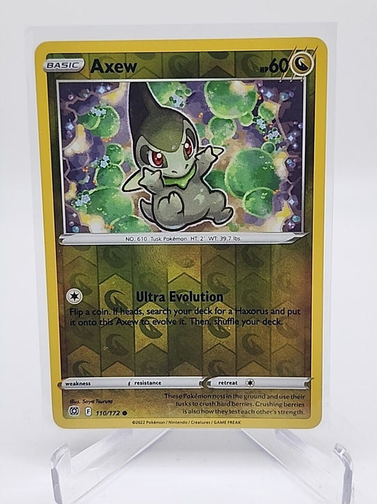 Axew [Reverse Holo]  110/172 Pokémon TCG Brilliant Stars