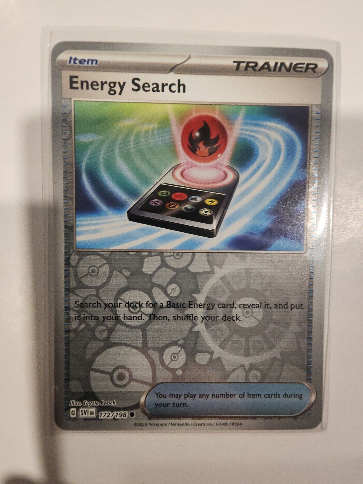 Energy Search [Reverse Holo] 172/198 Pokémon TGC Scarlet & Violet